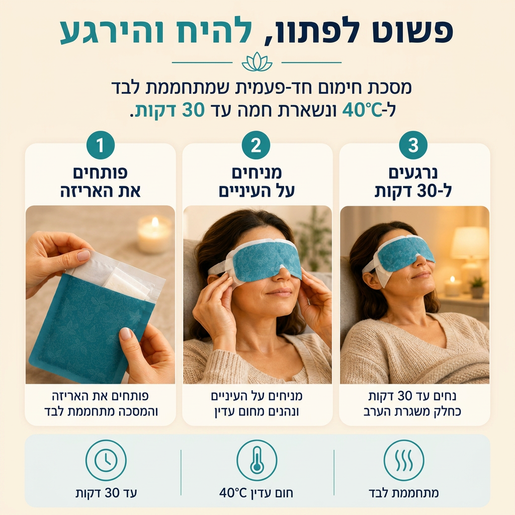 DeepySleepy -המסכה שתפתור את היובש בעיניים שלך