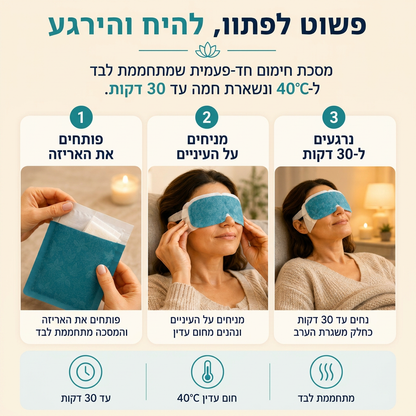 DeepySleepy -המסכה שתפתור את היובש בעיניים שלך