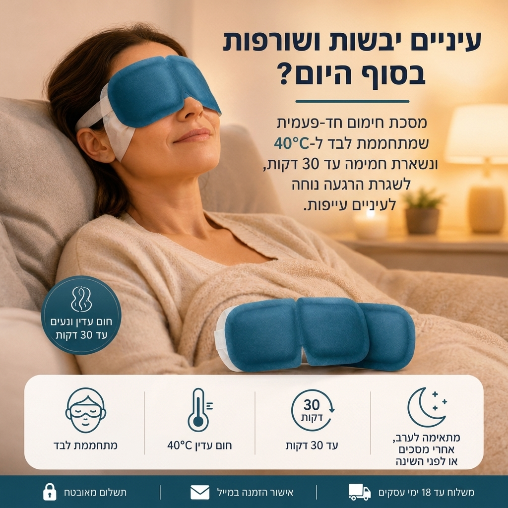 DeepySleepy -המסכה שתפתור את היובש בעיניים שלך
