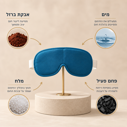 DeepySleepy — מסכת עיניים מחממת להקלה ביובש בעיניים